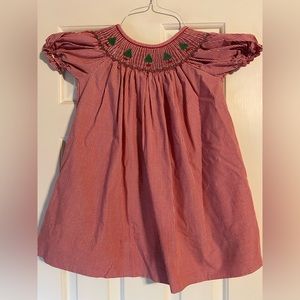 Smocked Christmas dress